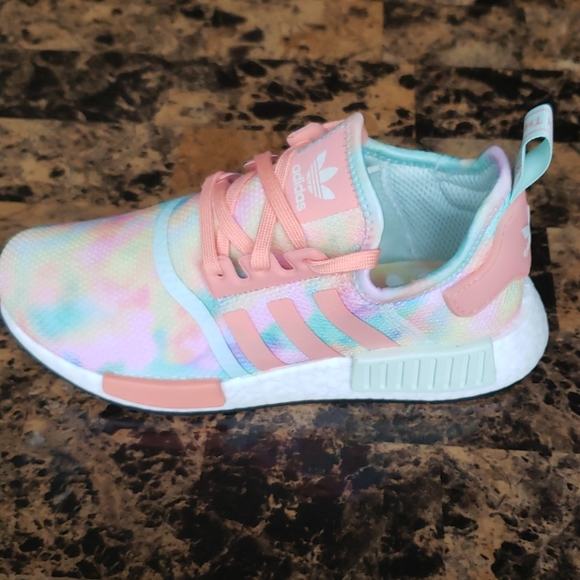 Adidas NMD R1 Tie Dye Athletic Sneakers - Size 8 - Picture 9 of 16
